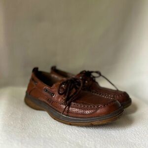 Clark’s Unstructured Leather Men’s Brown Boat Shoes